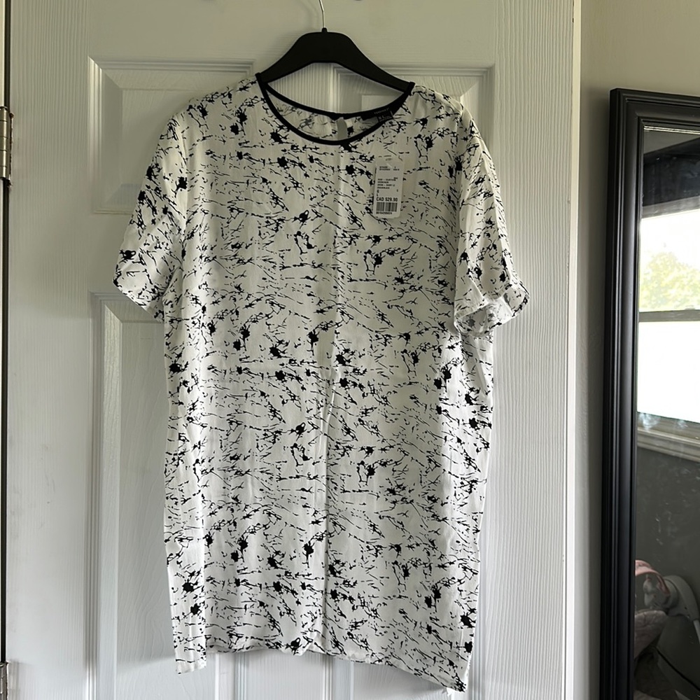 Chiffon top / mini mini dress